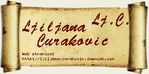 Ljiljana Curaković vizit kartica